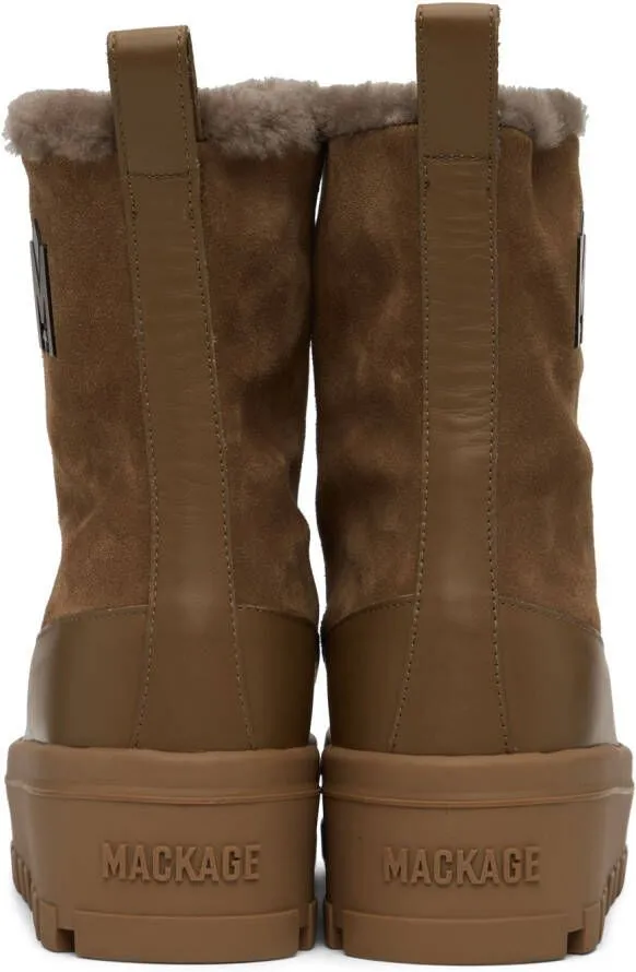 Mackage Brown Hero Boots