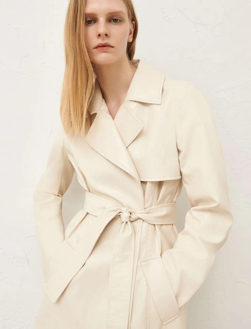 MARELLA Double-breasted trench coat 
                         
                     
                