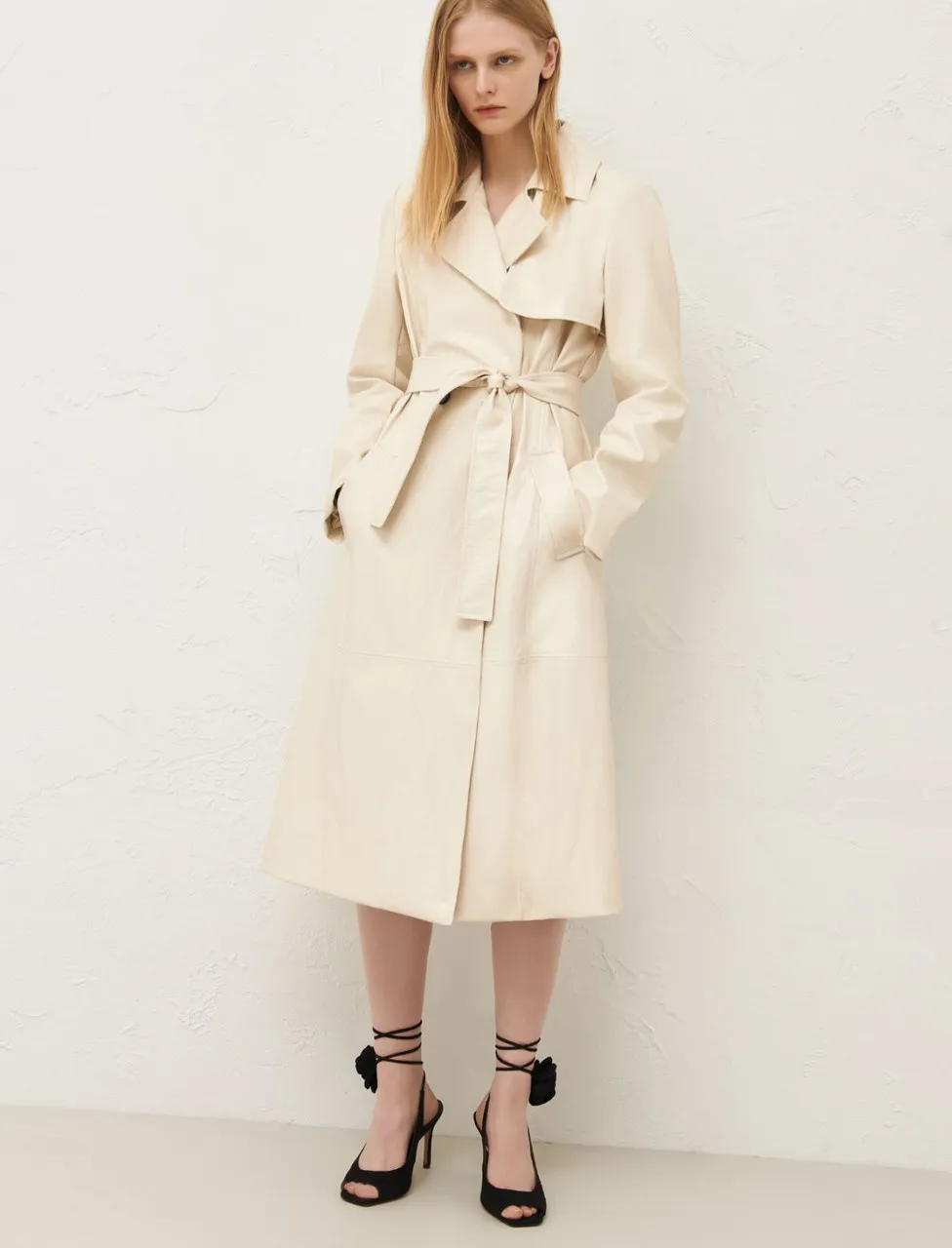 MARELLA Double-breasted trench coat 
                         
                     
                