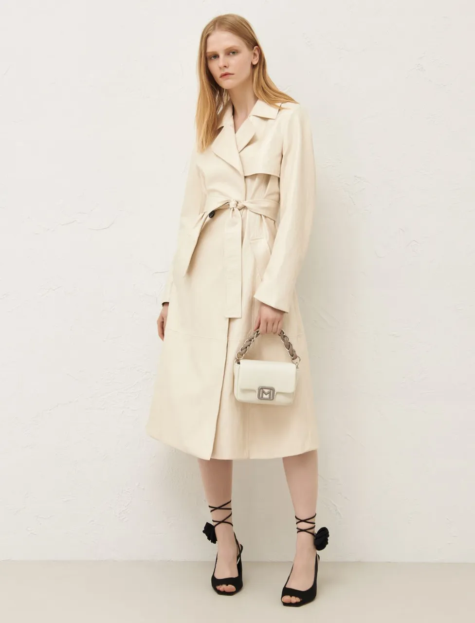 MARELLA Double-breasted trench coat 
                         
                     
                