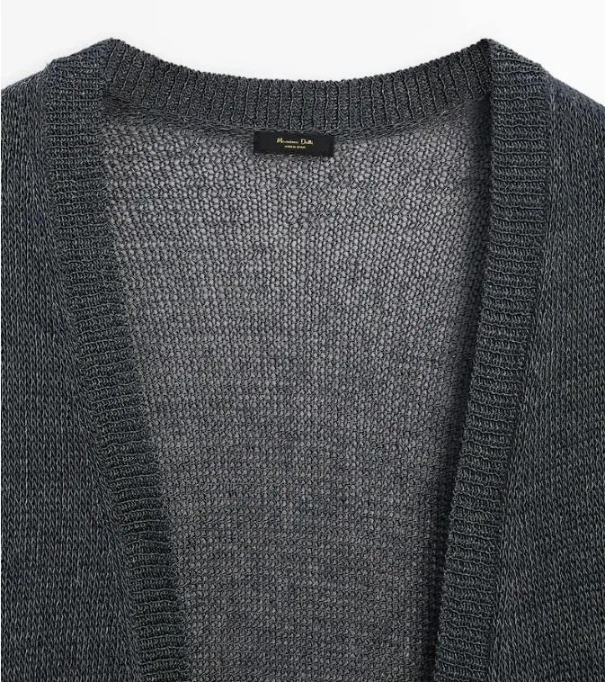 Massimo Dutti  |Casual Style Long Sleeves Plain Elegant Style Cardigans