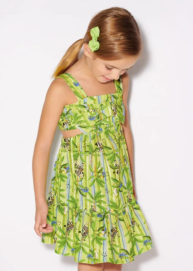 Mayoral Dress for girl - Lime