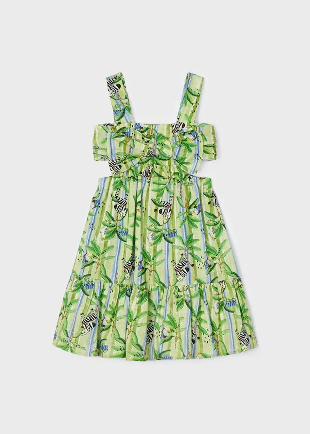 Mayoral Dress for girl - Lime