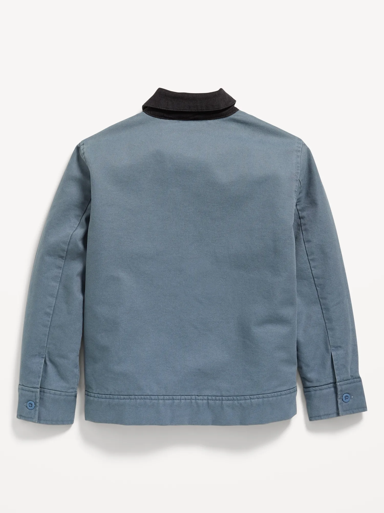 Old Navy Canvas Corduroy-Collar Full-Zip Jacket for Boys