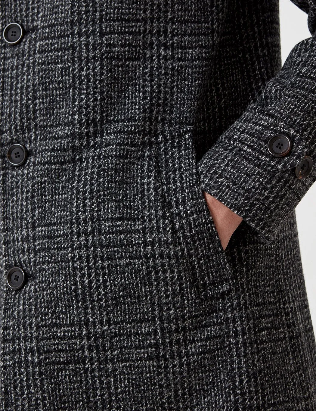 Oliver Spencer Beaumont Coat - Baker Charcoal Grey