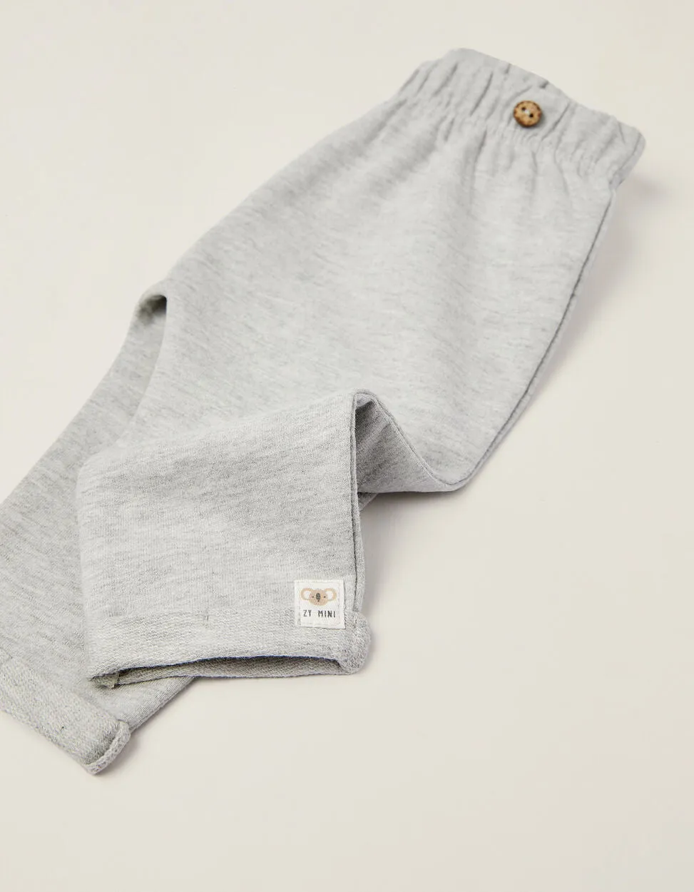 Pantalone con bretelle rimovibili in cotone