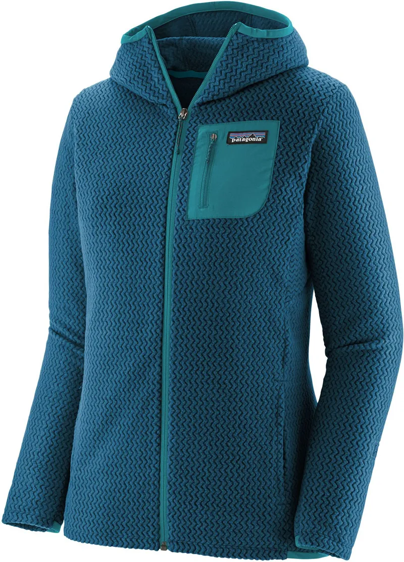 Patagonia Womens R1 Air Full-Zip Hoody - Lagom Blue