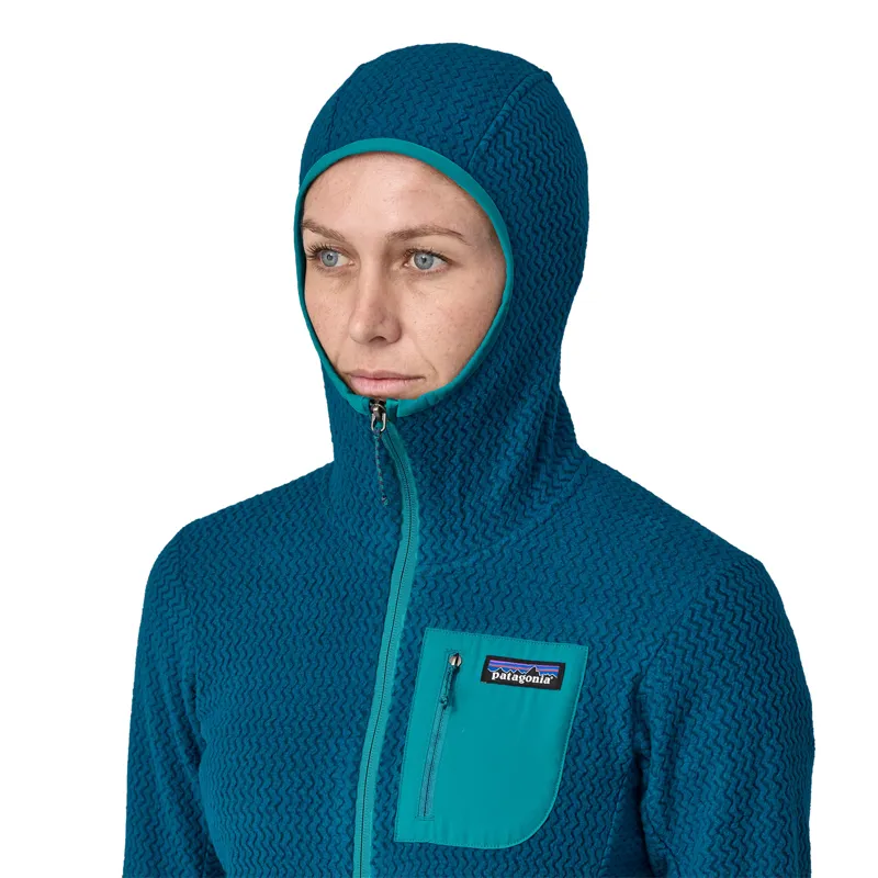 Patagonia Womens R1 Air Full-Zip Hoody - Lagom Blue