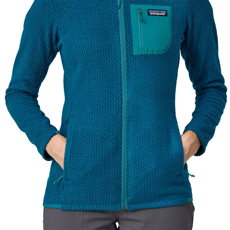 Patagonia Womens R1 Air Full-Zip Hoody - Lagom Blue