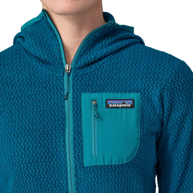 Patagonia Womens R1 Air Full-Zip Hoody - Lagom Blue