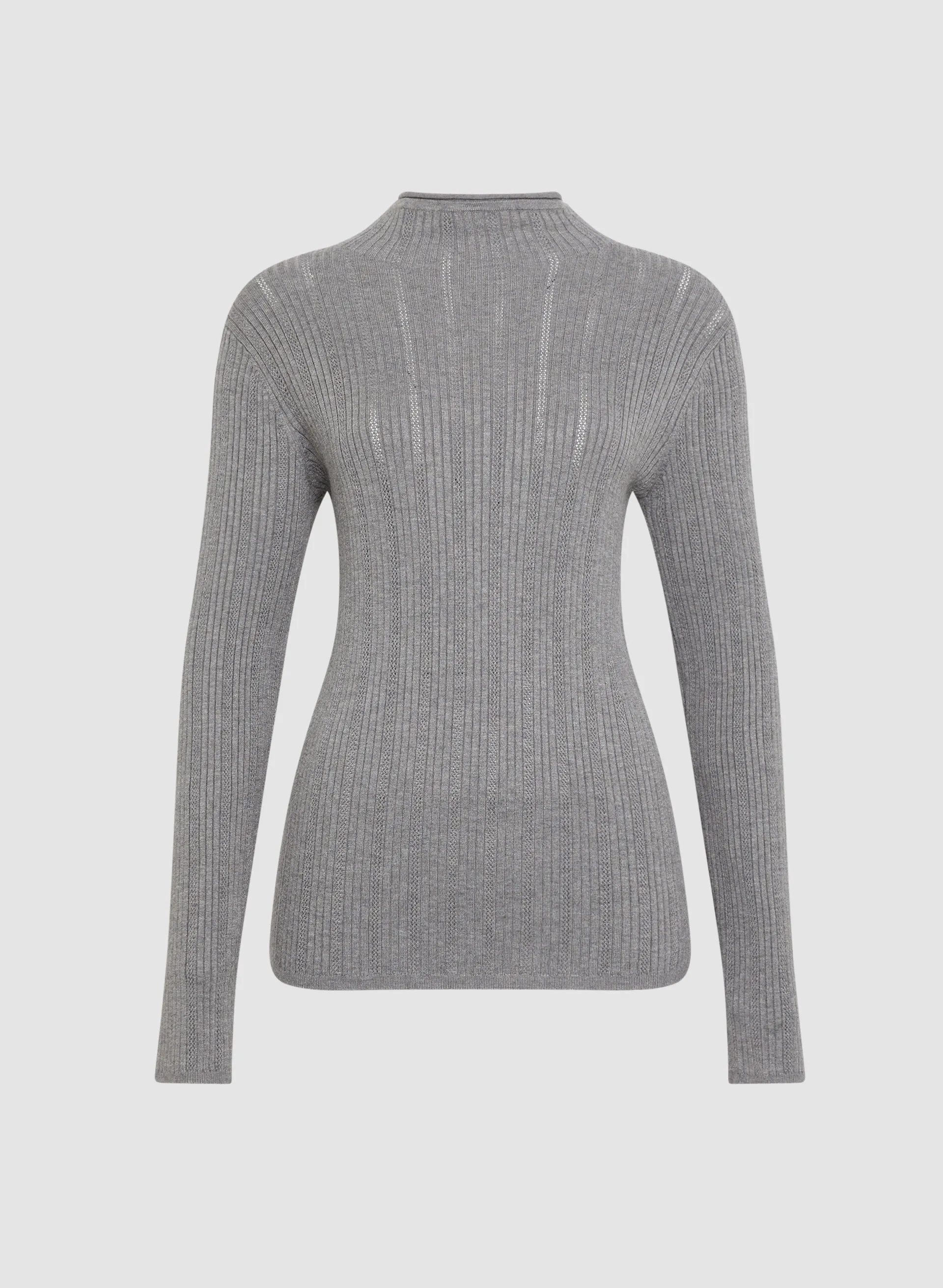 Pointelle Knit Sweater