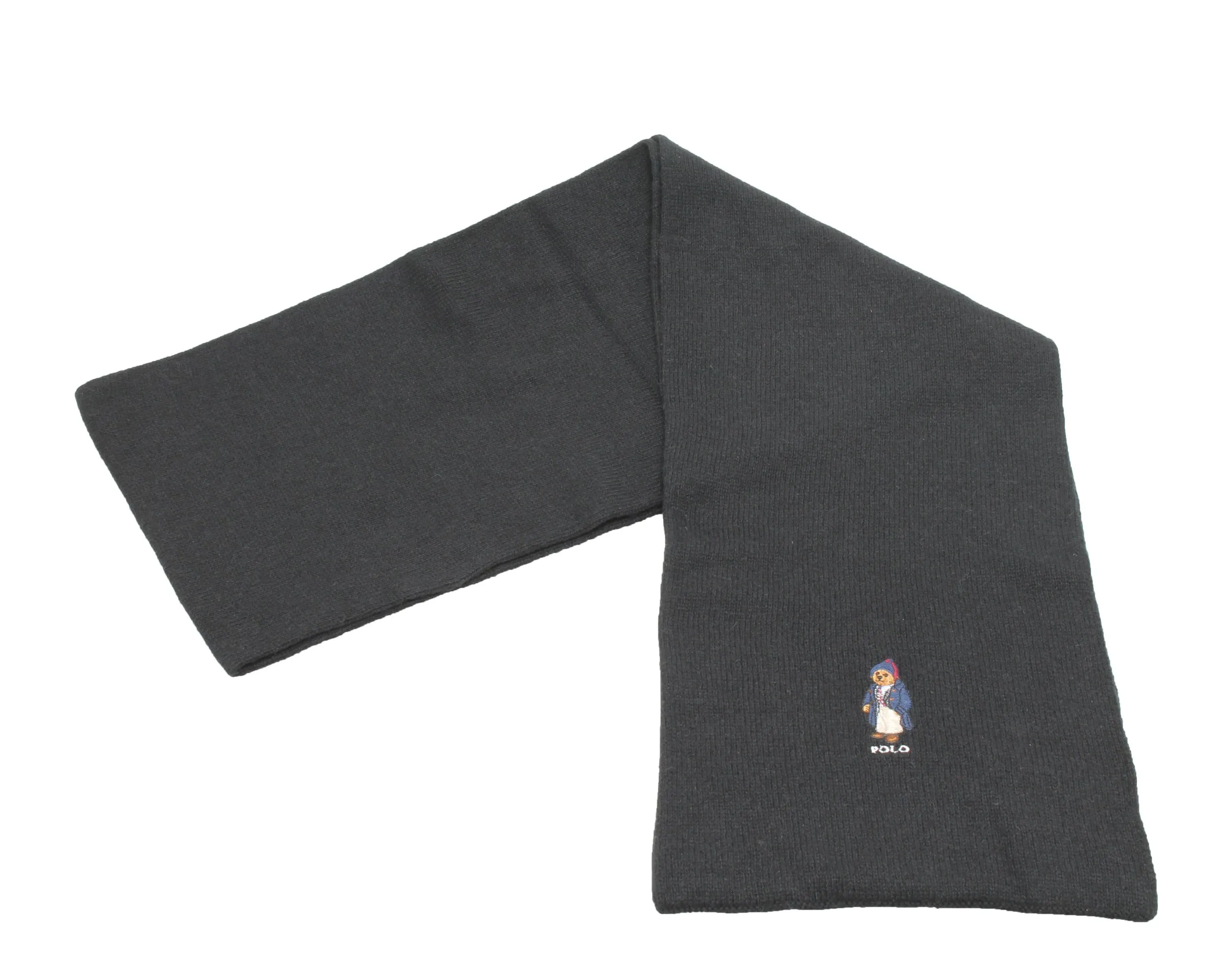 Polo Ralph Lauren Small Polo Bear Business Man Knit Scarf