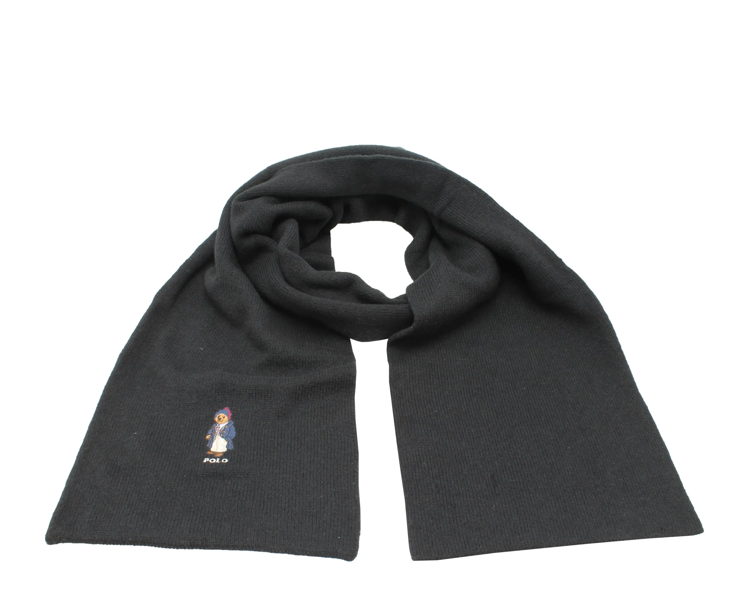 Polo Ralph Lauren Small Polo Bear Business Man Knit Scarf