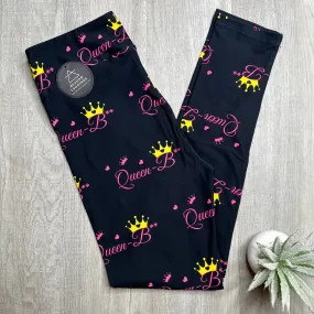 Queen B Print Soft Leggings