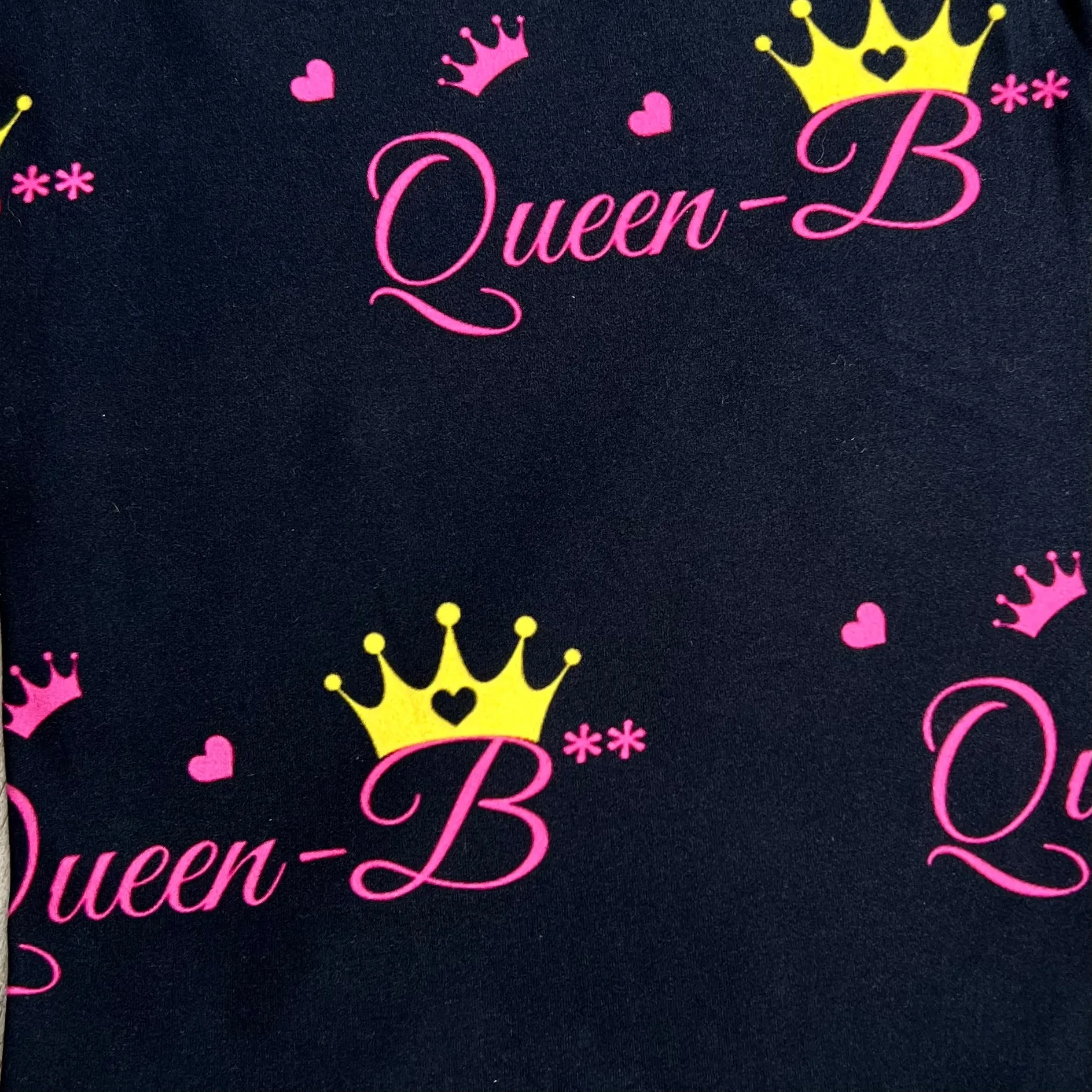 Queen B Print Soft Leggings