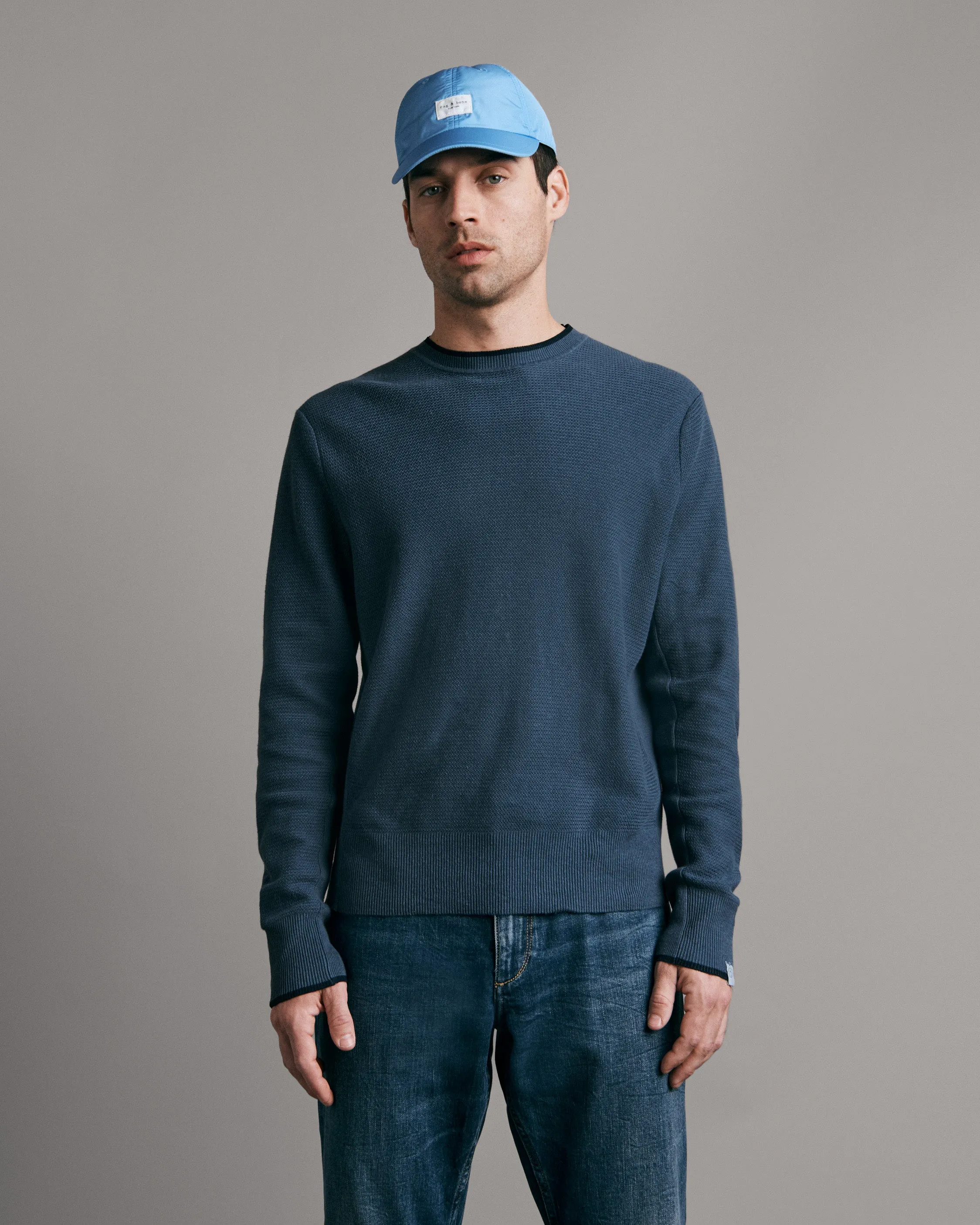 Rag & Bone -  Hemp Blend Crew Sweater - Sweater