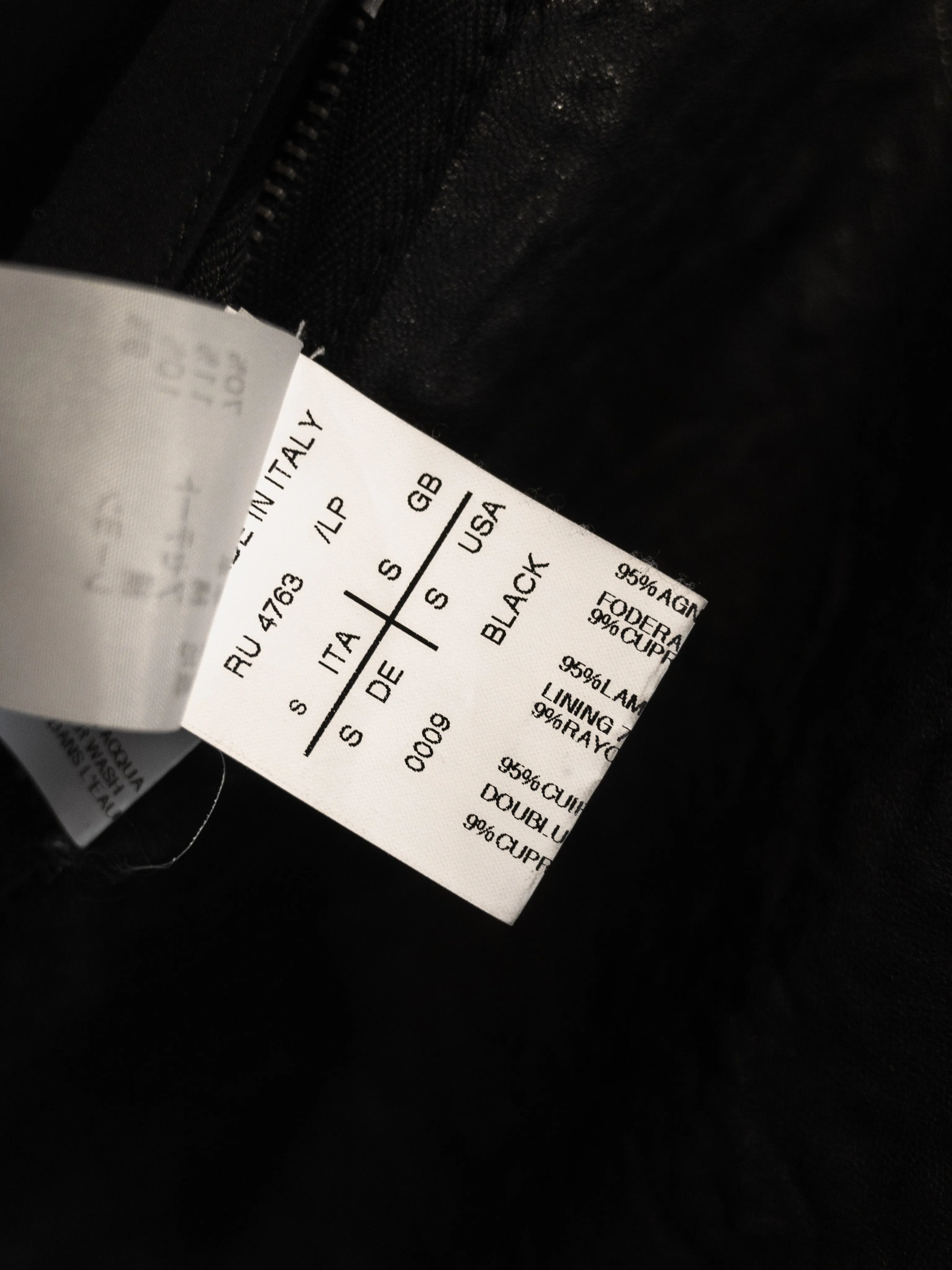 Rick Owens AW09 Berger Leather Jacket