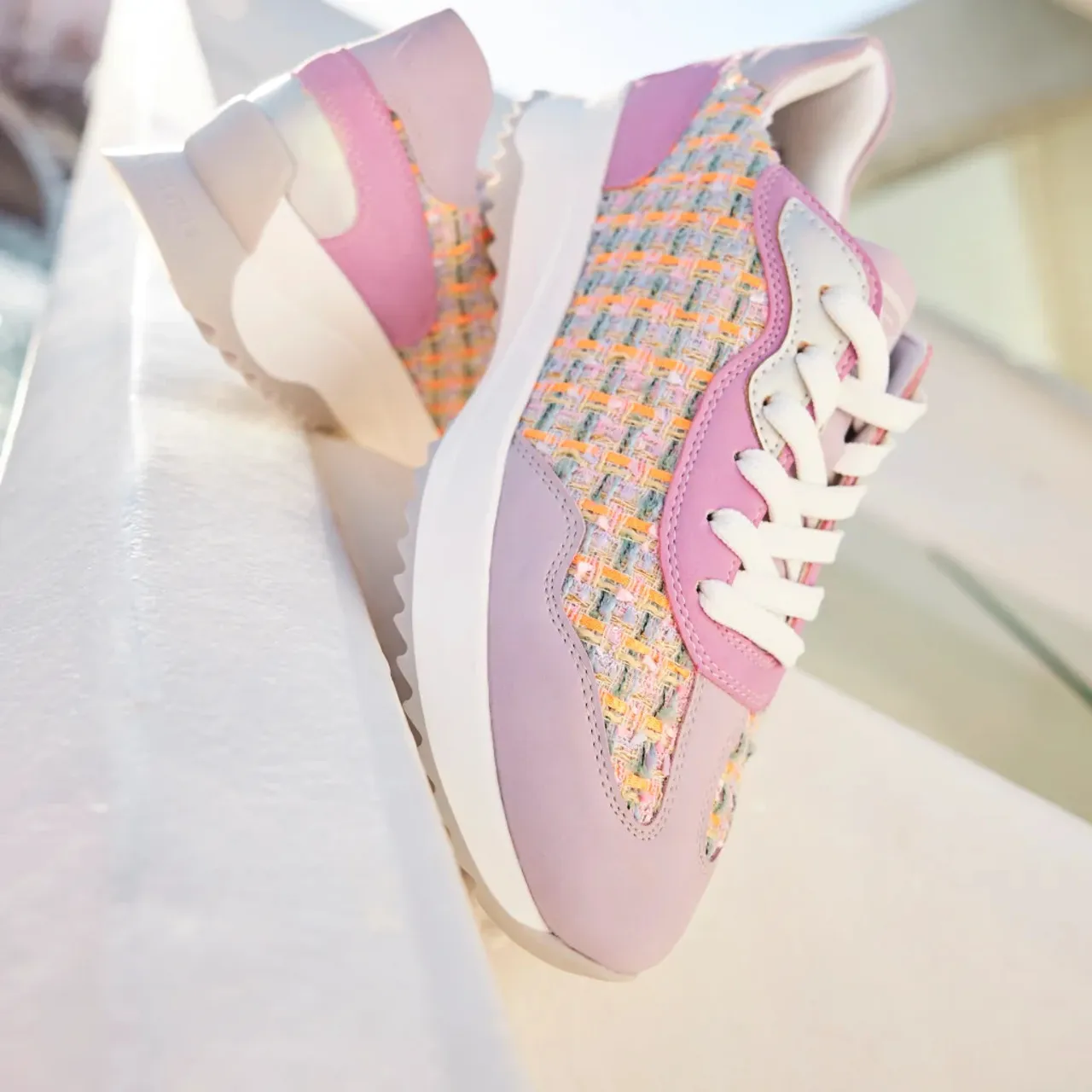 Rieker Evolution W1300-90 Lilac Weave Sneaker