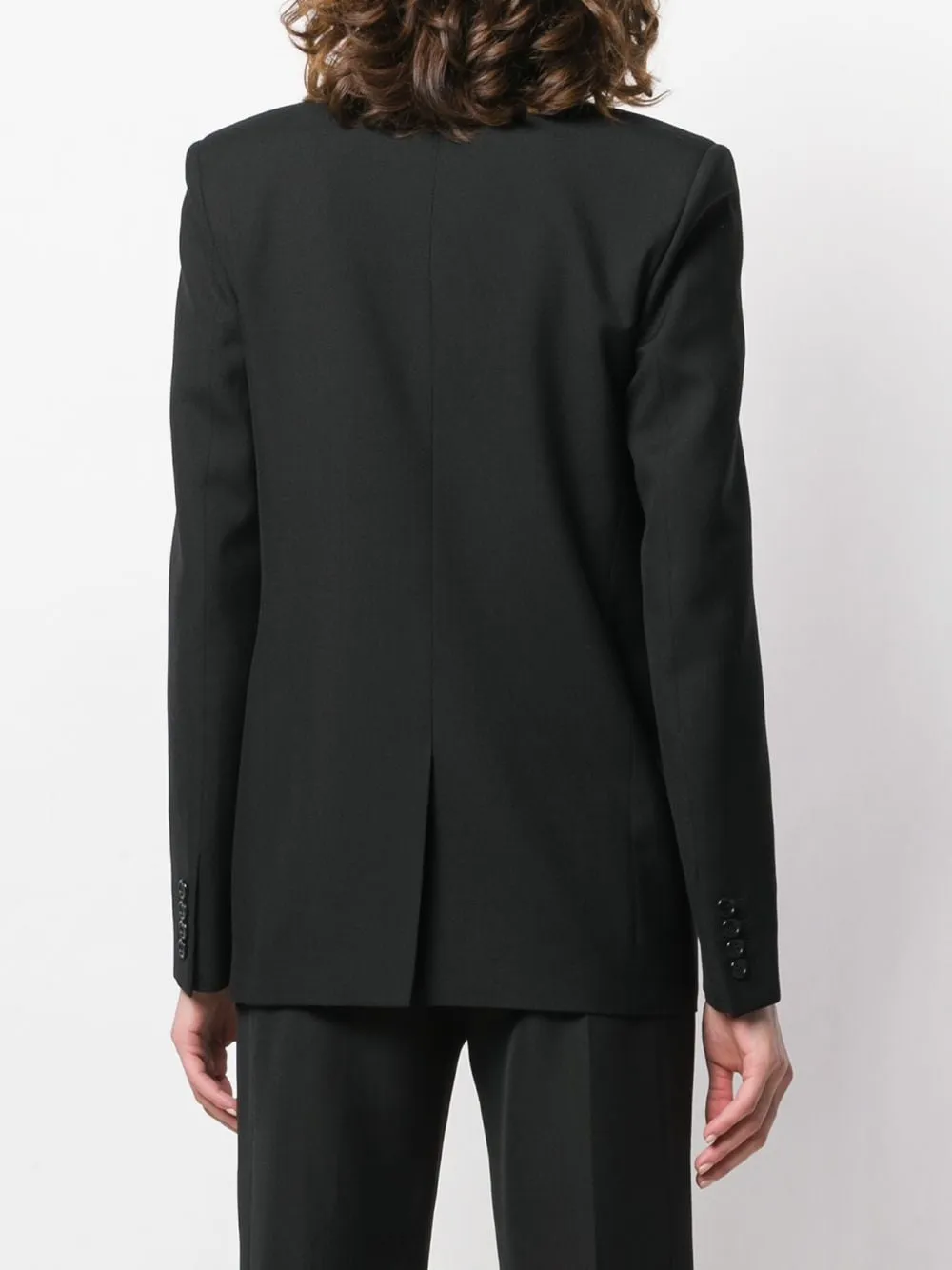 SAINT LAURENT Women's Black Classic Formal Blazer for FW23