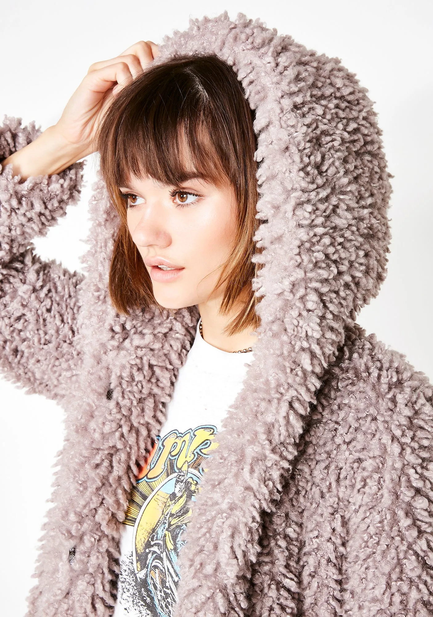 Shag Me BB Fuzzy Coat
