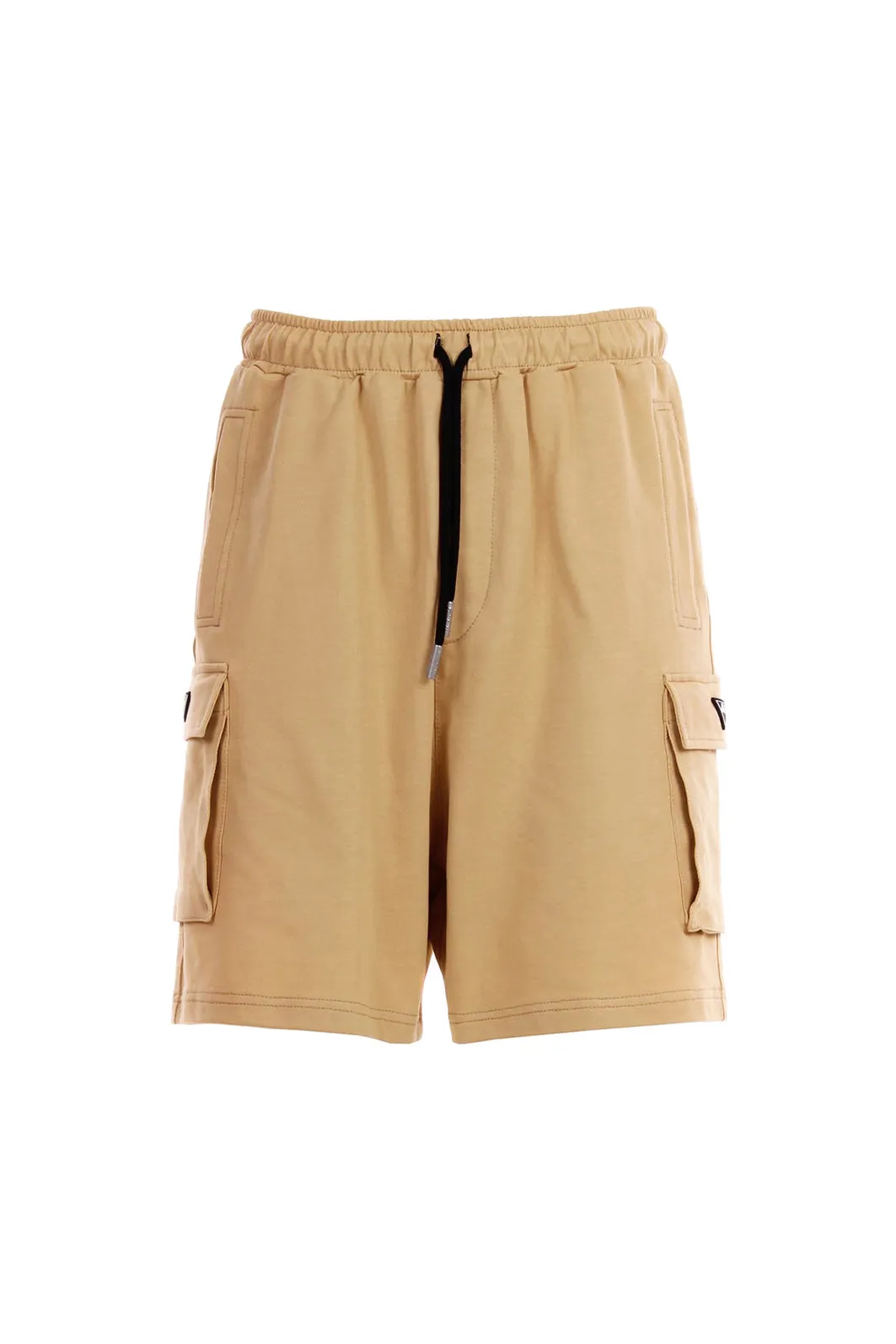 SHORTS BUT NOT TASCONE PATCH TRIANGOLO CAMMELLO