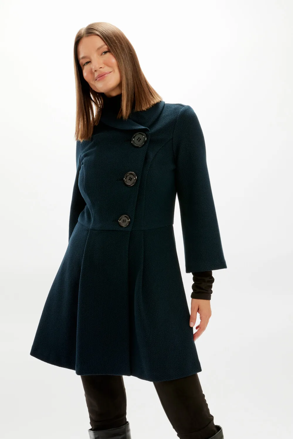 Side Closure Coat Style 234214