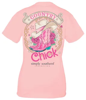 Simply Southern Country Chick Boots T-Shirt