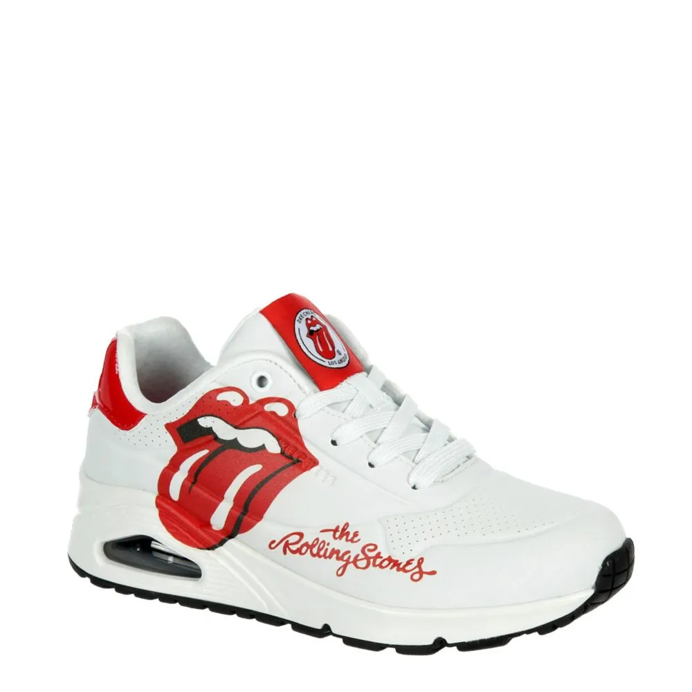 SKECHERS  WOMENS ROLLING STONES UNO SNEAKER