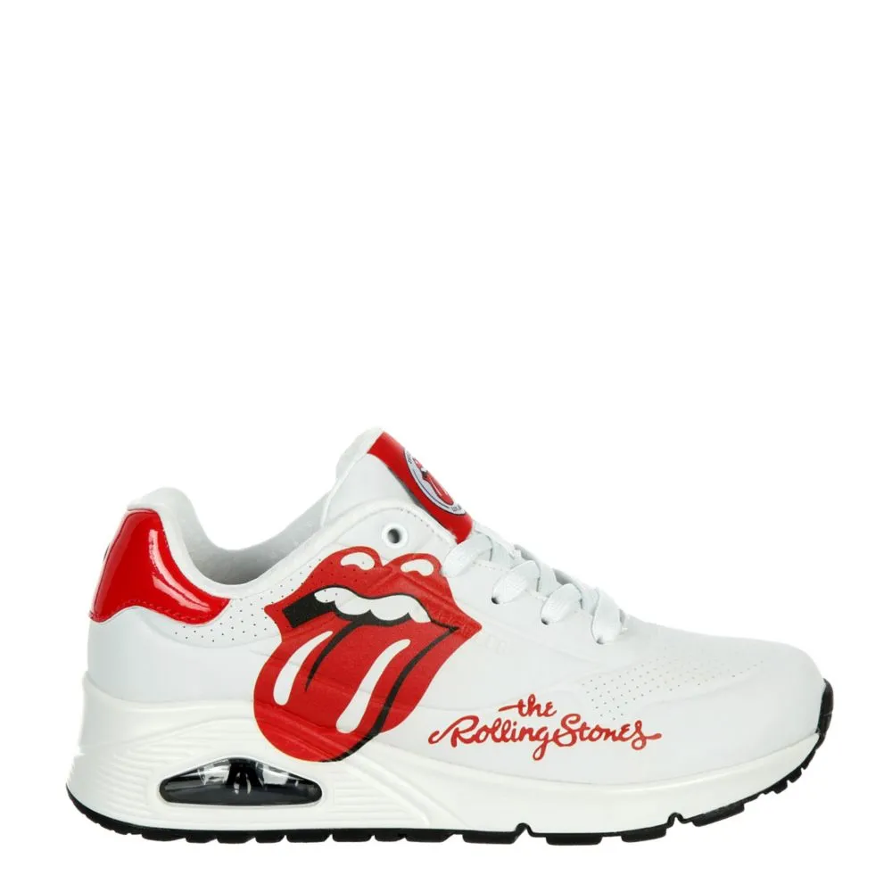 SKECHERS  WOMENS ROLLING STONES UNO SNEAKER