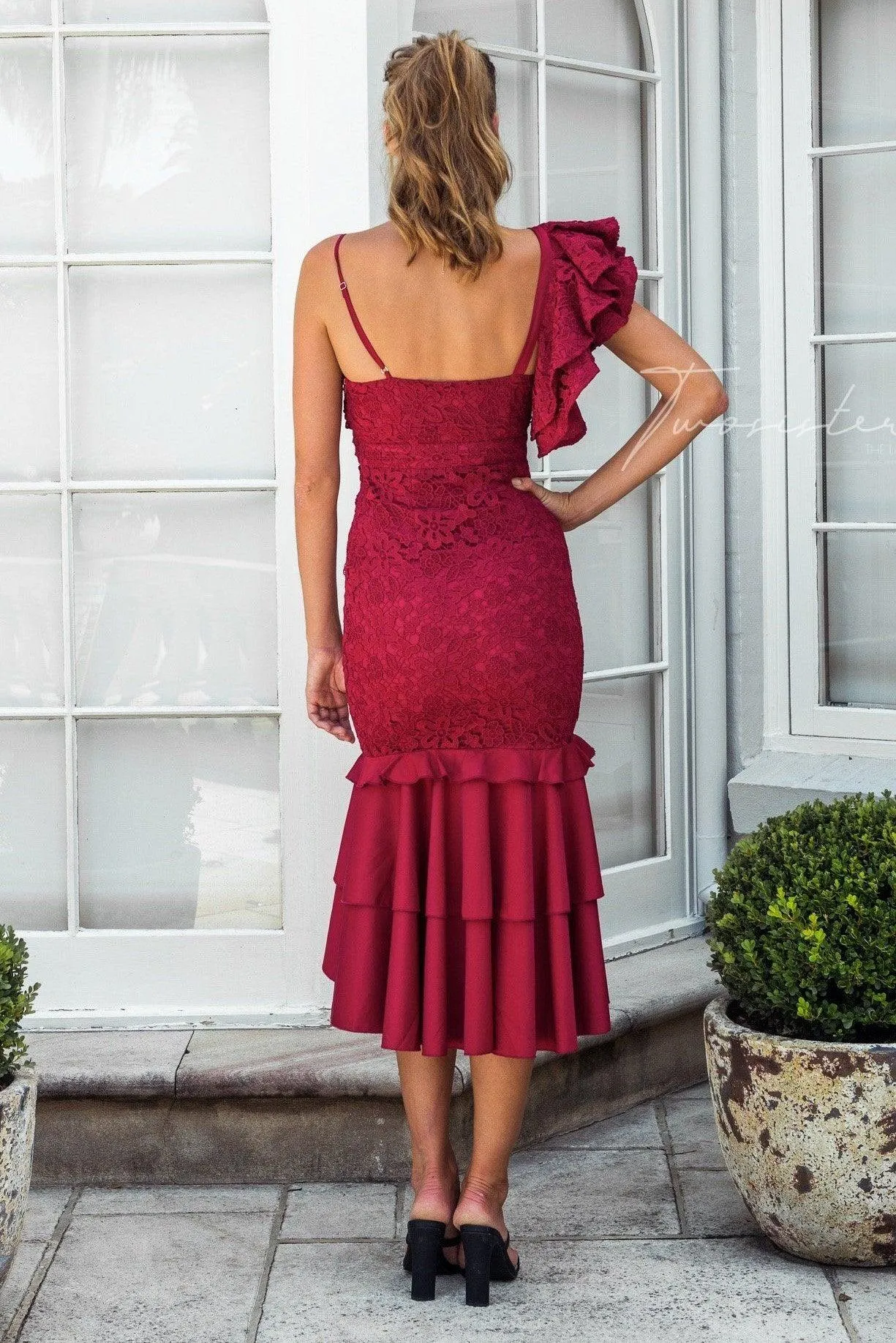 Sophia Dress - Red