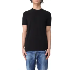 T-shirt Uomo Dsquared2 D9M205040 Tshirt D2 Black/Green PE24