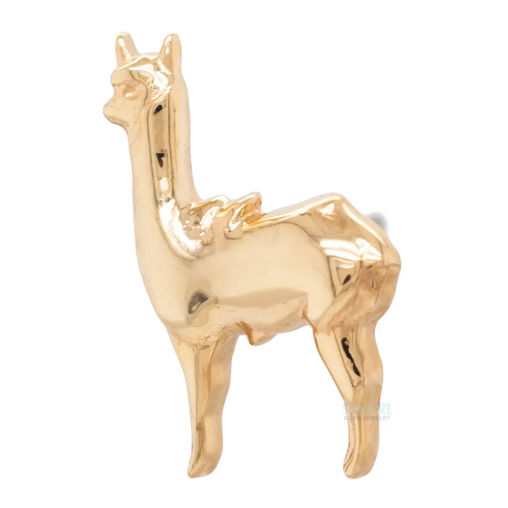 threadless: Mama Llama End in Gold