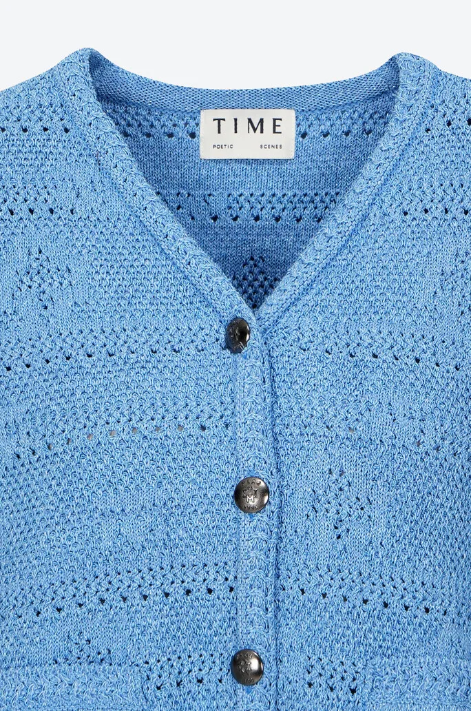 TIME  |Blended Fabrics Plain Short Sleeves Office Style