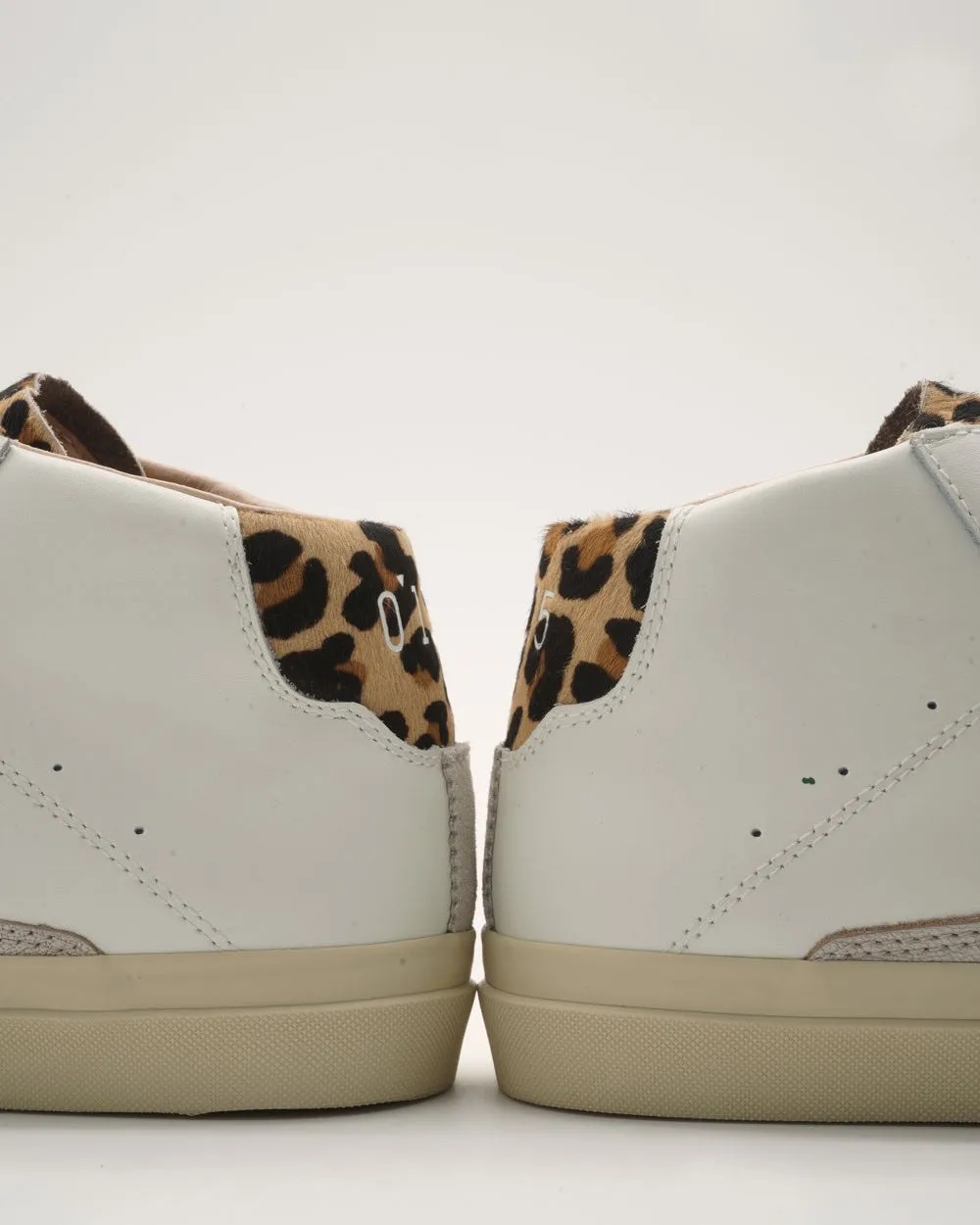 Topaz Leo High Top Sneaker - Leopard Pony