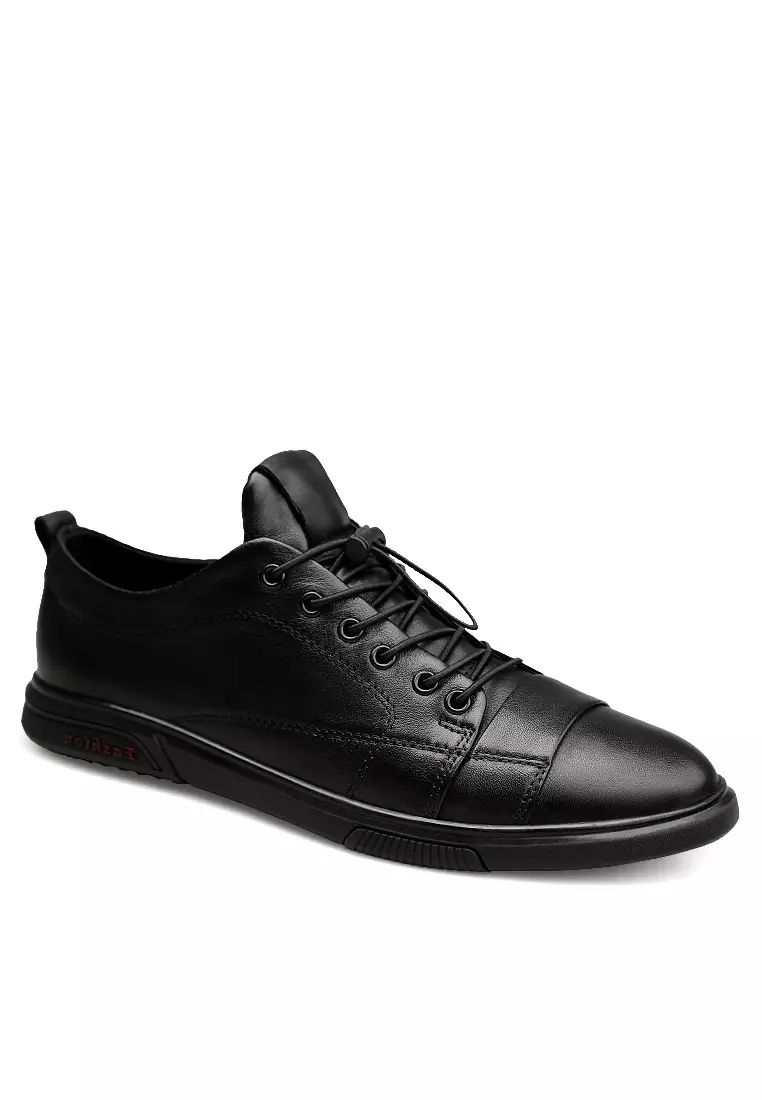 Twenty Eight Shoes Grain Leather Drawstring Sneaker YY1968