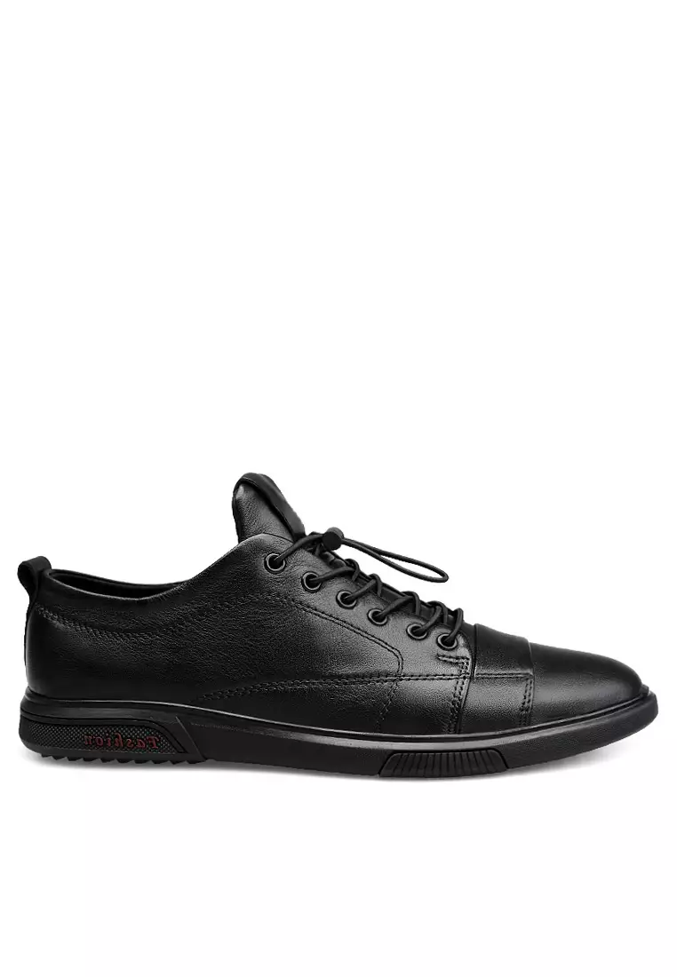 Twenty Eight Shoes Grain Leather Drawstring Sneaker YY1968