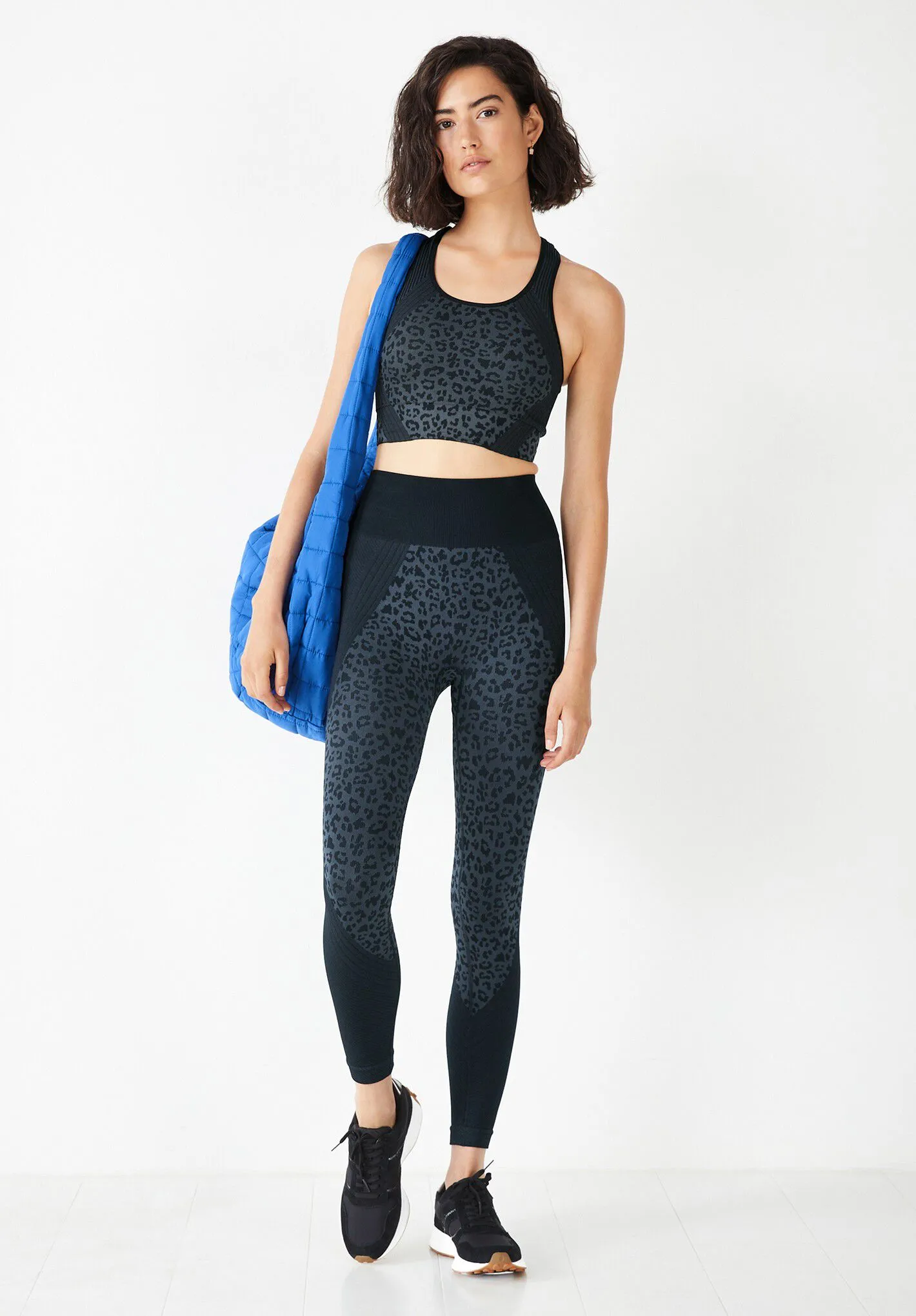 Two Tone Seamless Gym Leggings