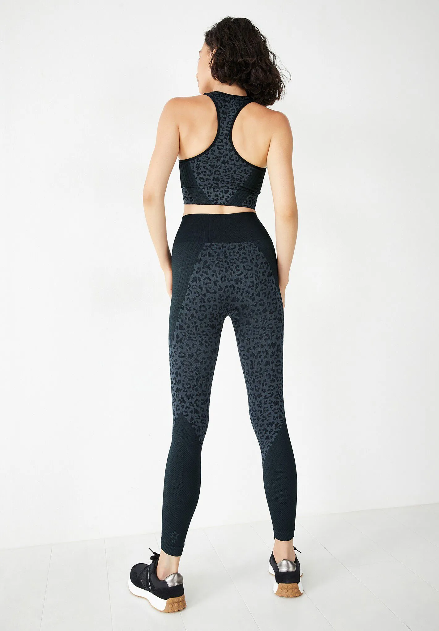 Two Tone Seamless Gym Leggings