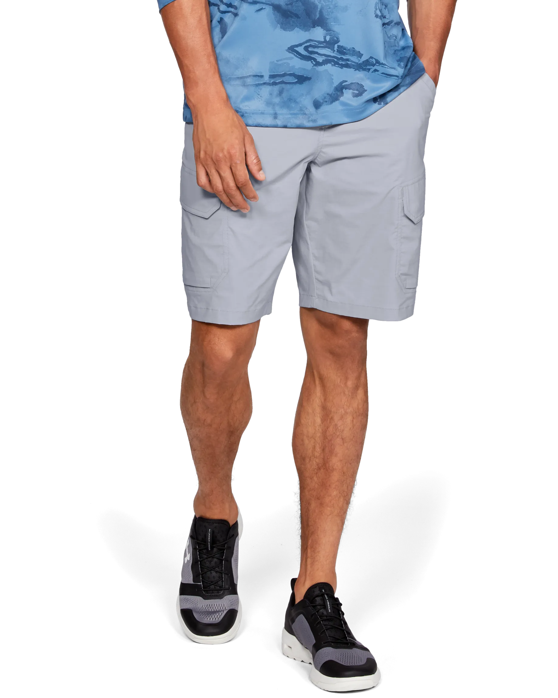 UA Fish Hunter Cargo Shorts M - Mod Gray