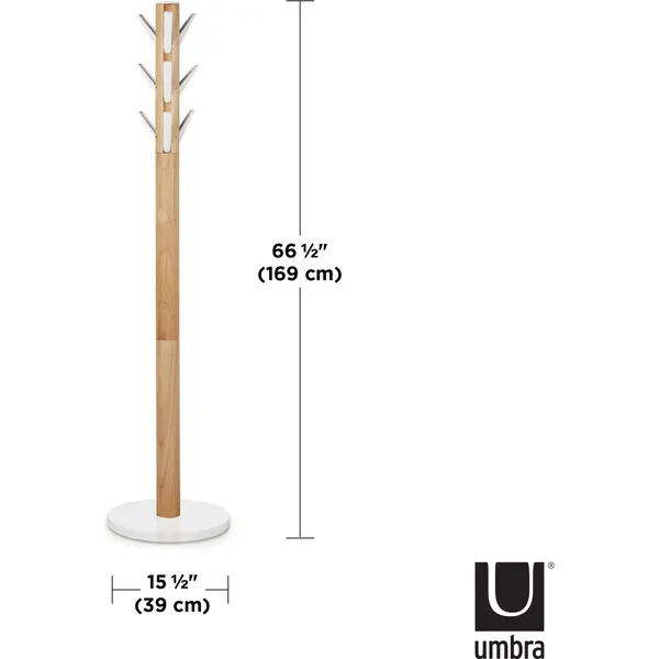 Umbra Flapper Coat Rack, Natural