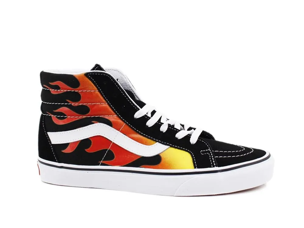 VANS Sk8-Hi Reissue Sneaker Black Flame VN0A2XSBPHN1