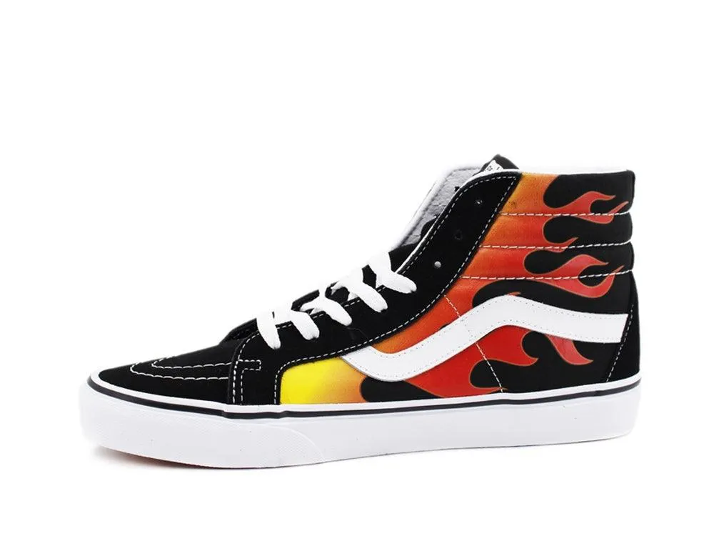 VANS Sk8-Hi Reissue Sneaker Black Flame VN0A2XSBPHN1