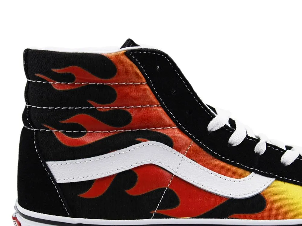 VANS Sk8-Hi Reissue Sneaker Black Flame VN0A2XSBPHN1