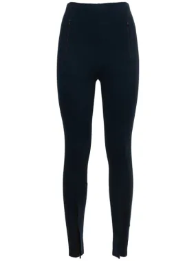 Wardrobe.nyc   Stretch jersey front zip leggings 