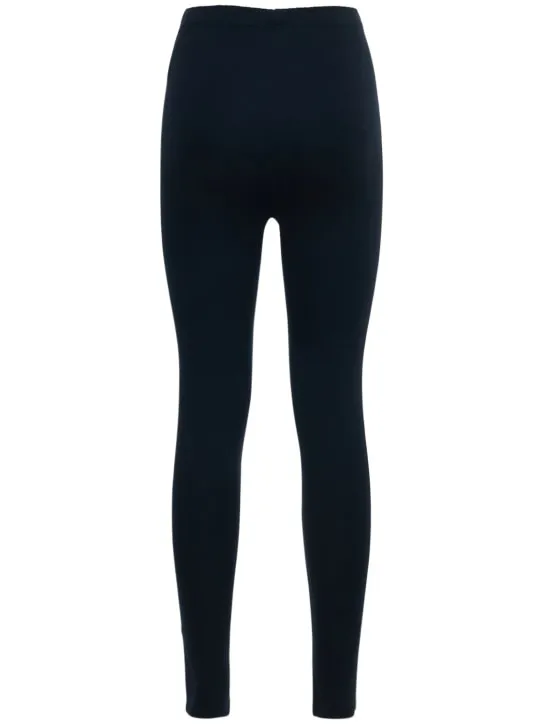 Wardrobe.nyc   Stretch jersey front zip leggings 