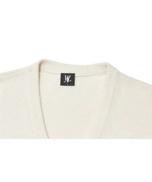 WOOALONG  |Unisex Street Style Logo Cardigans