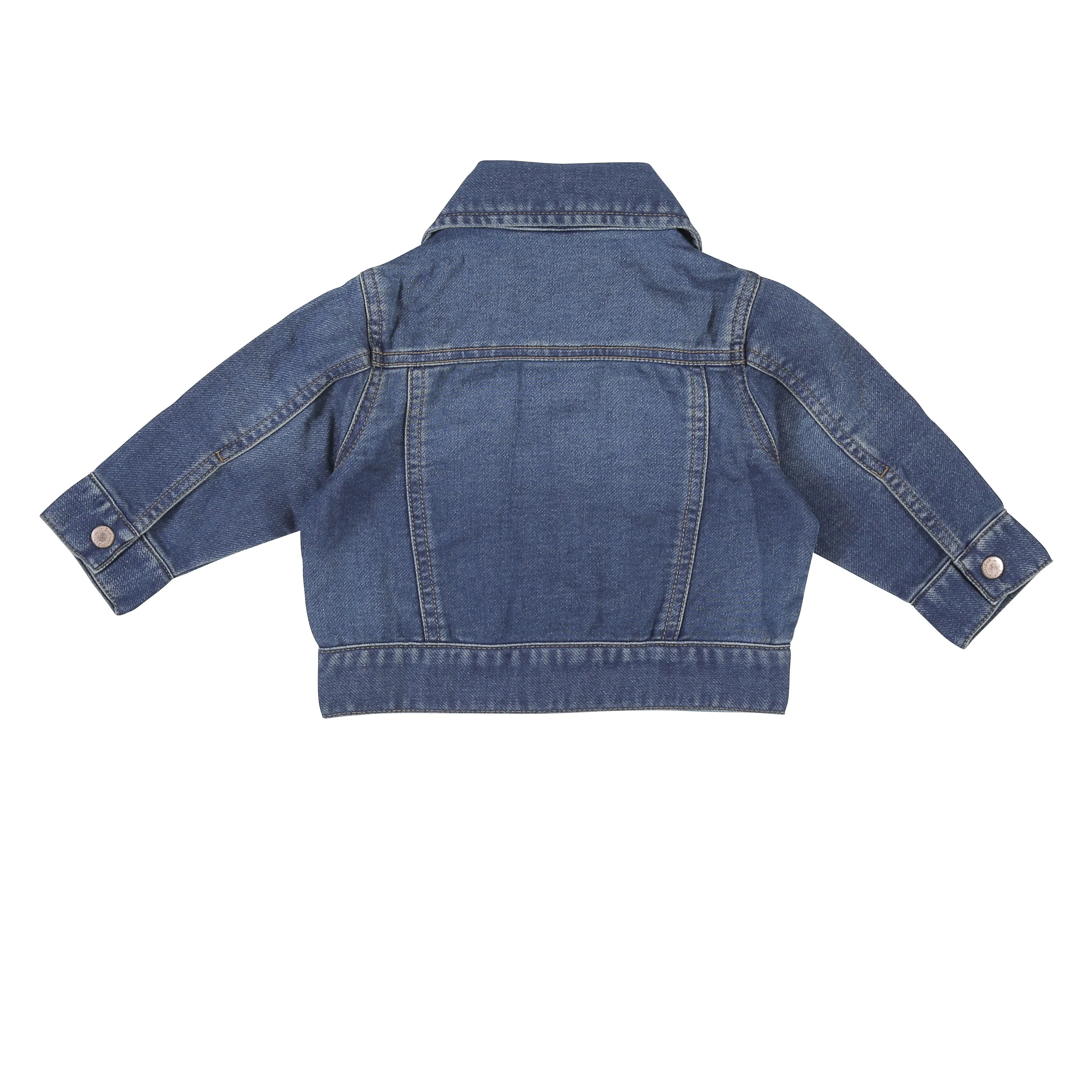 Wrangler USA Q Baby Boy Denim Jacket - Dark Blue - PQK126D