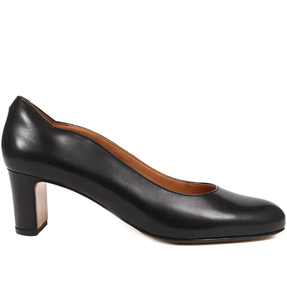 Zoey Leather Court Shoes - ZOEY / 323 597